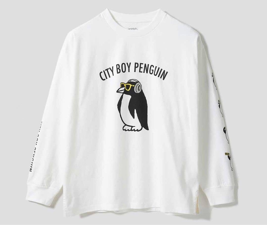 極美品✨レオナール アニマルプリント ペンギン ハイネック 長袖 42 極美品✨レオナール アニマルプリント ペンギン ハイネック 長袖 42